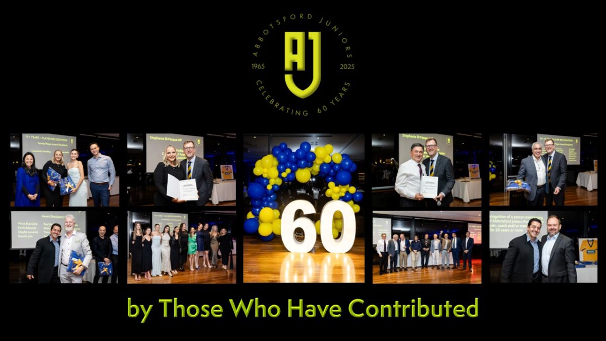 The AJFC 60th Anniversary Gala Dinner - Honouring Those Who Contributed