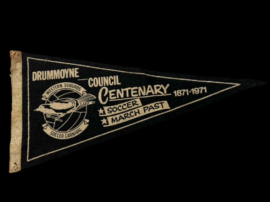 Drummoyne Council Centenary - Club March Past Pennant - 1971