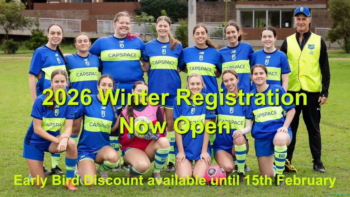 AJFC Winter Season Registration for 2026 Open