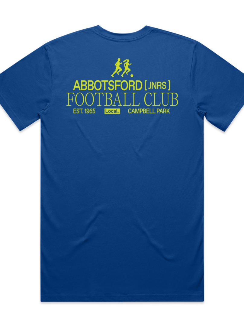AJFC_BlueT_B_aed9ff1b-7c7d-463d-90e8-b9ef71d1fbb1 AJFC Adult T-Shirt - Back