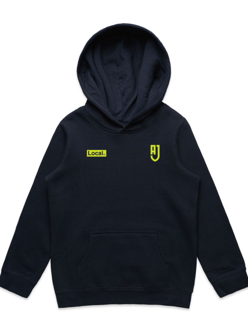 AJFC_Kids_Hoodie_F_ab06567e-ca0c-4f86-8c78-32ed2bed0618 Abbotsford Juniors Football Club Kids Hoodie - Front
